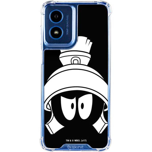Looney Tunes Marvin the Martian Black and White Moto G 5G (2024) Clear Case